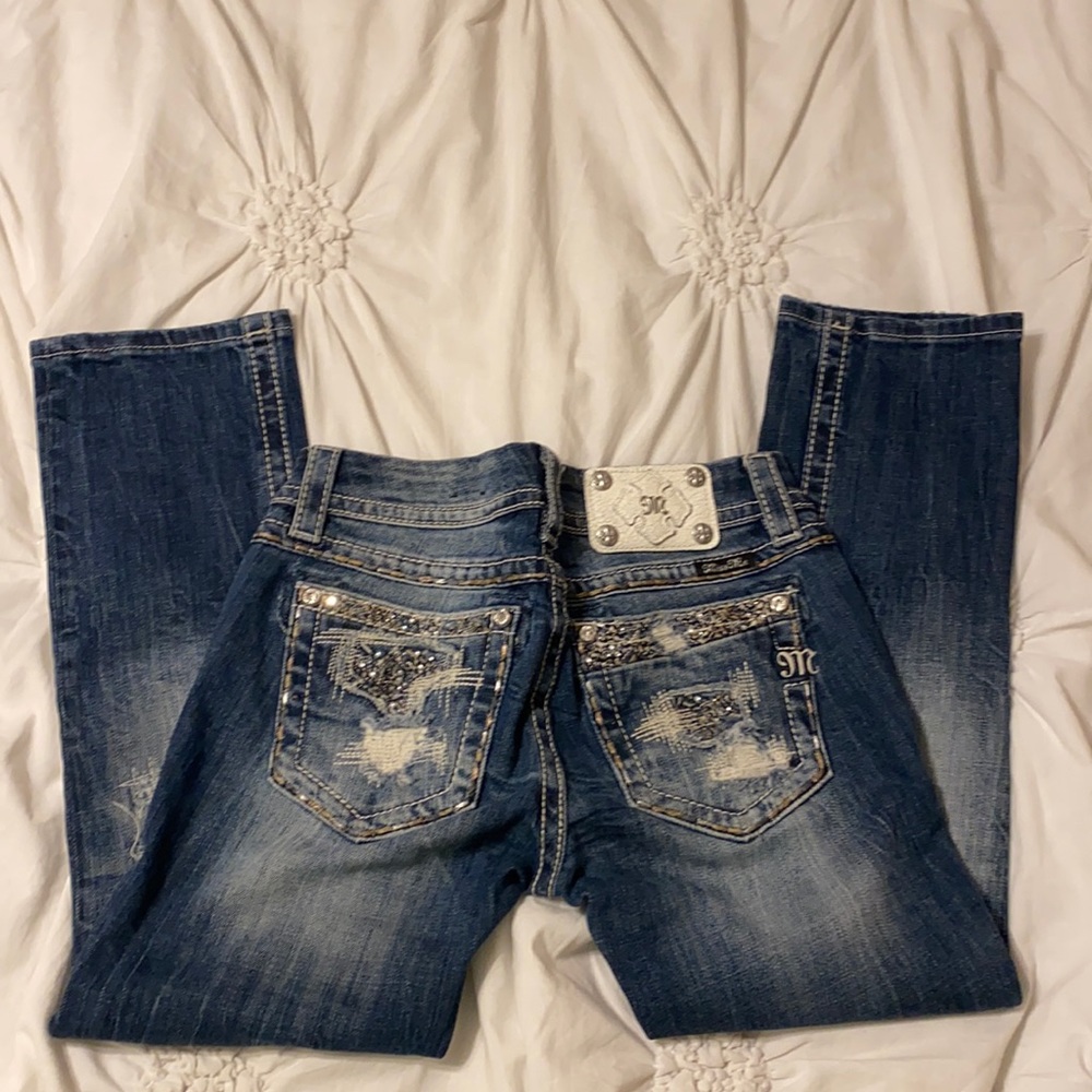 Miss Me denim crop size 26